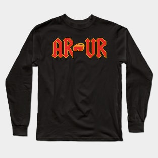 AR/VR (Augmented Reality/Virtual Reality) Rock Band Parody Long Sleeve T-Shirt